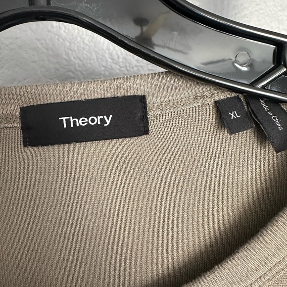 Theory men’s sage green long sleeve shirt, size XL - Picture 4 of 9